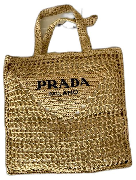 fake prada straw bag|best straw tote bags.